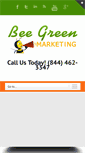 Mobile Screenshot of beegreenmarketing.com